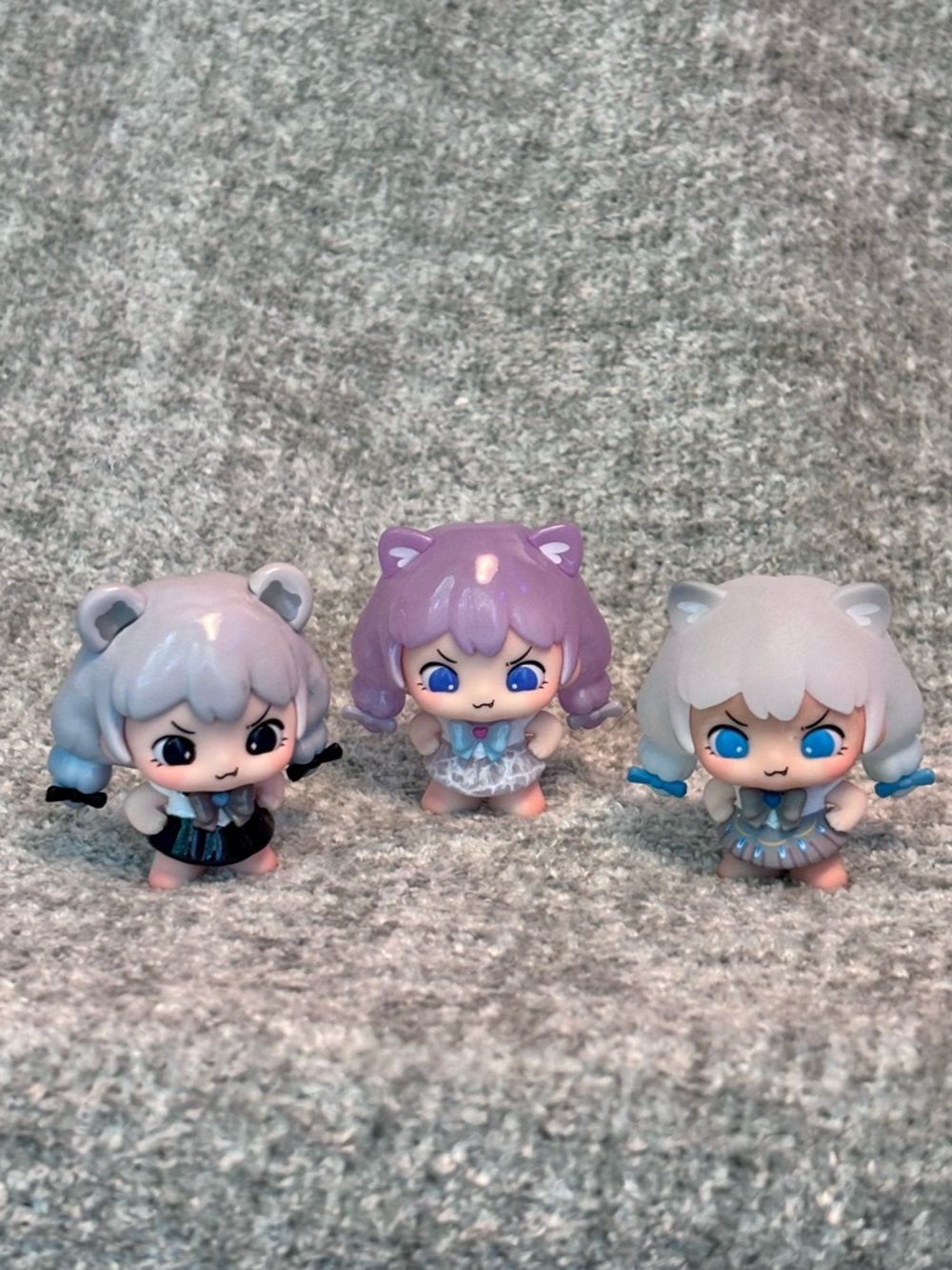 Meng Dali mini bean figure bundle of 3 | Second generation blind bag figures